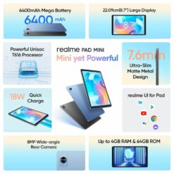 Realme Pad Mini WiFi+4G Tablet