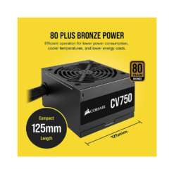 Corsair 750 W CV750 BRONZE Power Supply Best Online Price