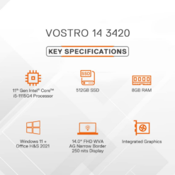 Dell Vostro 3420 Intel Core i5-1135G7 Kotak Cardless EMI