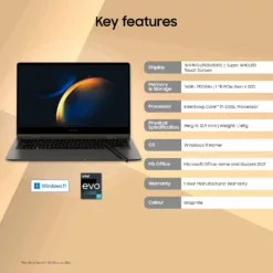 Samsung Galaxy Book 3 Intel Core i7 13th Gen ICICI Cardless EMI