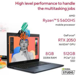 Asus Vivobook Pro 15 AMD Ryzen 5 – IDFC Cardless EMI