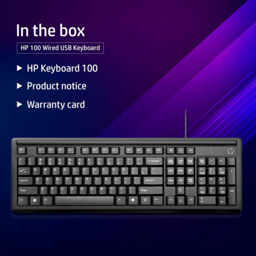 HP K100 Wired Keyboard – ICICI Cardless EMI