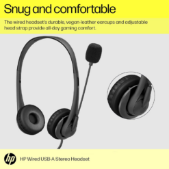 HP Stereo Wired Headphones USB G2 – Kotak Flexipay