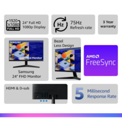 SAMSUNG LS24C312EAWXXL 24