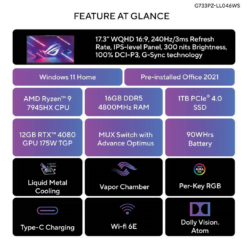 ASUS ROG Strix Scar 17 AMD Ryzen 9