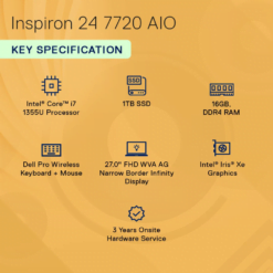 Dell AIO INS 7720 Intel Core i7-1355U