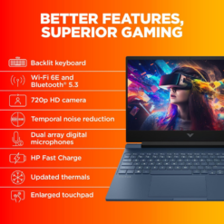 HP Victus 15-Fb0107AX AMD Ryzen 7 5800H ICICI Cardless EMI