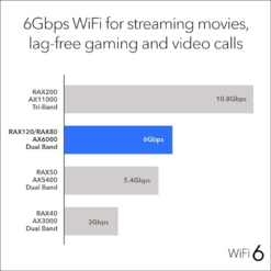 Netgare RAX120-100EUS WiFi 6 Router