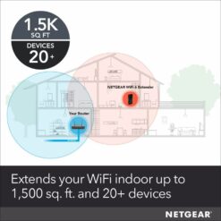 Netgear EAX20-100EUS WiFi 6 Signal Booster