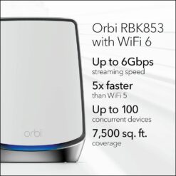 Netgear RBK853-100EUS Orbi Tri-Band Router