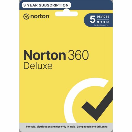 Norton 360 Deluxe 5 Devices 3 Year