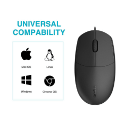 Rapoo 100 USB Wired Mouse