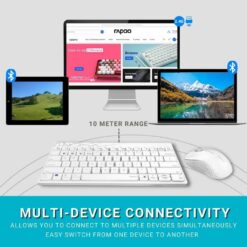 Rapoo 8000M Bluetooth Keyboard and Mouse
