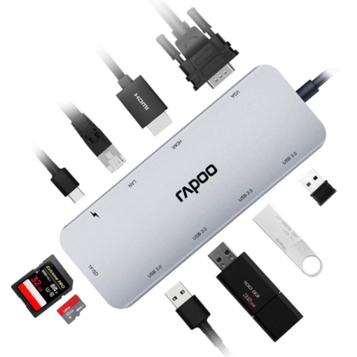 Rapoo XD200 10-in-1 Multifunction Adapter