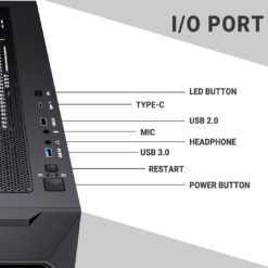 Ant Esports ICE- 410TG Mid-Tower