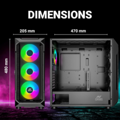 Ant Esports ICE- 410TG Mid-Tower