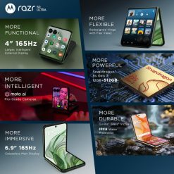 Buy Motorola Razer 50 Ultra with Easy EMI Options