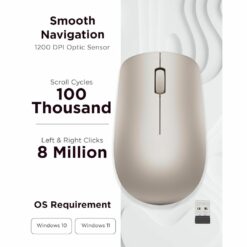 Buy Lenovo 530 Wireless Mouse Online in India