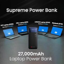 Portonics 27000mAh Laptop Power Bank Price in India