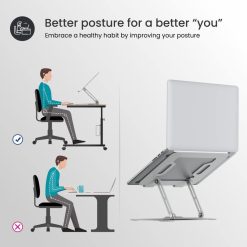 Buy Portronics POR 1885 Metallic Laptop Stand Online