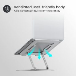 Buy Portronics POR 1885 Metallic Laptop Stand Online