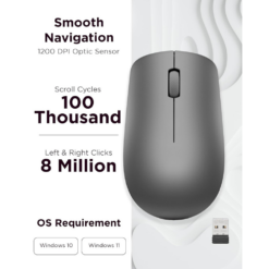 Buy Lenovo 530 Wireless Mouse for Laptop