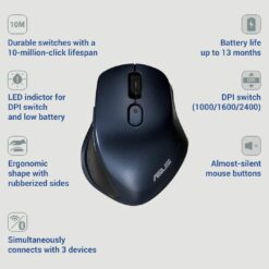 Buy ASUS MW203 Wireless Mouse in India