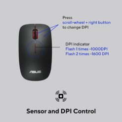 ASUS WT300 Ergonomic Wireless Mouse