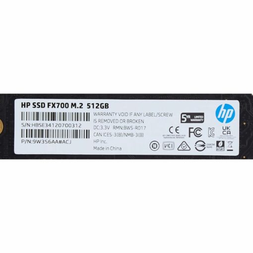 HP FX700 512GB NVMe SSD Price in India