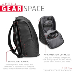 HP OMEN Transceptor 15.6-inch Backpack