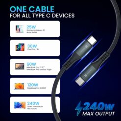 Portronics Konnect 240C Fast Charging Cable