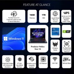 Acer Predator Helios Neo 16 Gaming Laptop