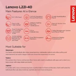 Lenovo 21.5-inch FHD Monitor Buy Online on EMI