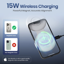 Portronics Chargemate Trio 3-in-1 Wireless Charger