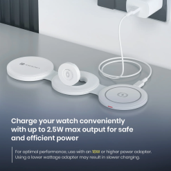Portronics Chargemate Trio 3-in-1 Wireless Charger