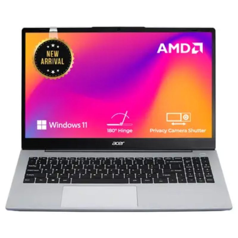 Buy Acer Aspire 15 Ryzen 3 7330U Laptop at best price online with 16GB RAM, 512GB SSD, 15.6-inch FHD display, Windows 11, and lightweight design.