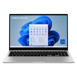 Buy Samsung Galaxy Book3 Core i5 13th Gen Laptop with 16GB RAM, 512GB SSD, 15.6-inch display, Windows 11 Pro and easy EMI options.