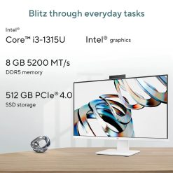 ASUS 23.8 inch All-in-One Desktop Buy Online in India, Buy Asus (V440VAB-KWPC001WS) All in One desktop in India at best price, Buy Now