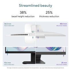 ASUS 23.8 inch All-in-One Desktop Buy Online in India, Buy Asus (V440VAB-KWPC001WS) All in One desktop in India at best price, Buy Now