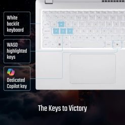 Acer Nitro Lite Gaming Laptop on EMI with Intel Core i5 13th Gen, 16GB DDR5 RAM, 512GB SSD, RTX 4050 6GB, 16-inch WUXGA 165Hz, Windows 11 Home, Pearl White