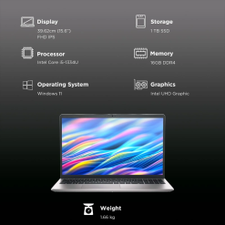 Dell 15 Laptop i5 13th Gen on Easy EMI in India with 16GB RAM, 1TB SSD, Windows 11, Office 2024, and FHD 120Hz display. Buy Dell Laptop on EMI