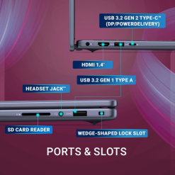 Dell Inspiron 5440 with Intel Core 3-100U Laptop Price in India, 8GB RAM, 512GB SSD, 14.1-inch FHD display, and 3-year ADP warranty. Buy online in India.