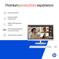 HP 27 inch Touch All-in-One Desktop on Cardless EMI Offer with Intel Core Ultra 7, 16GB RAM, 1TB SSD, and Windows 11. Buy Now