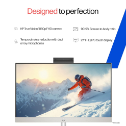 HP 27 inch Touch All-in-One Desktop on Cardless EMI Offer with Intel Core Ultra 7, 16GB RAM, 1TB SSD, and Windows 11. Buy Now