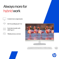 HP 27 inch Touch All-in-One Desktop on Cardless EMI Offer with Intel Core Ultra 7, 16GB RAM, 1TB SSD, and Windows 11. Buy Now