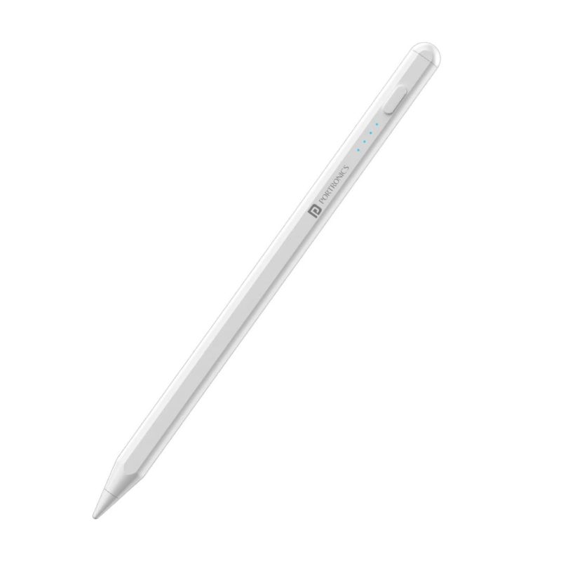 Portronics Glide Tablet Pencil Price in India. Tilt sensitivity, palm rejection, Type-C charging, iPad compatible. Buy online with EMI options.