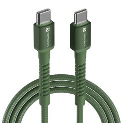 Portronics Konnect X 1M Type C To Type C 240W Fast Charging Cable price in India. Fast charging, durable nylon design, EMI and Debit Card EMI available.