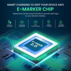 Portronics Konnect X 1M Type C To Type C 240W Fast Charging Cable price in India. Fast charging, durable nylon design, EMI and Debit Card EMI available.Portronics Konnect X 1M Type C To Type C 240W Fast Charging Cable price in India. Fast charging, durable nylon design, EMI and Debit Card EMI available.