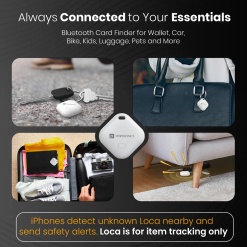 Buy Portronics Loca item tracker online in India. Apple Find My support, MFi certified, loud buzzer, long battery life, EMI available.