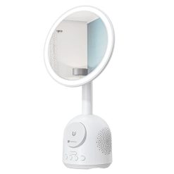 Portronics MOVO II 3-in-1 Wireless Charger with Makeup Mirror & Speaker